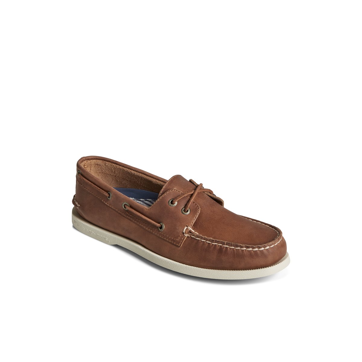 Authentic Original Cross Lace Boat Shoe Medium Beige Men s Men Sperry US